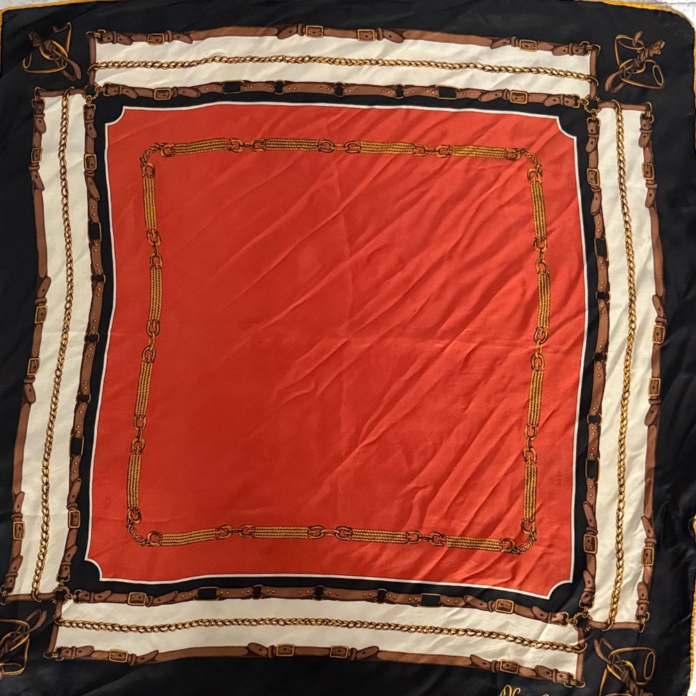 Oleg Cassini silk scarf